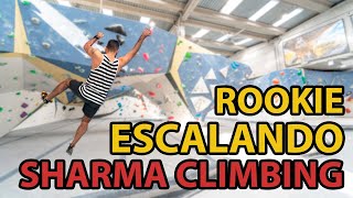 Escalando el MEJOR Rocódromo de Barcelona  SHARMA CLIMBING  Bouldering [upl. by Nohsav]