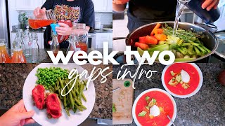 What I Eat in a Week on the GAPS INTRO DIET  stages 2 amp 3 gut healing protocol [upl. by Vine501]