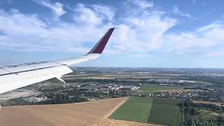 Tunisair A320 Landing Paris Charles de Gaulle Airport [upl. by Ynnig]