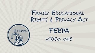 FERPA training video 1 [upl. by Nahte231]