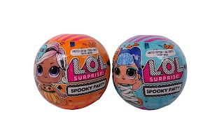 LOL Surprise Limited Edition Spooky Party Pumpkin Pretty and Glitter Ghost Unboxing Review [upl. by Artinak196]