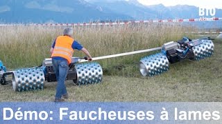 Démo Faucheuses Rapid Aebi Enorossi Gaspardo Brielmaier Wepfer Juin 2015 [upl. by Victoir]