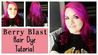 Berry Blast Hair Dye Tutorial ¦ The Corner of Craft [upl. by Hadwyn]