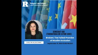 Broken The Failed Promise of Muslim Inclusion with Professor Evelyn Alsultany 9112024 [upl. by Feingold]