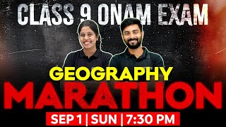 Class 9 Geography Onam Exam  Geography Mini Marathon  Exam Winner Class 9 [upl. by Irwin926]