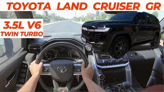 NEW Toyota Land Cruiser GR Test drive Sport Mode [upl. by Dermott612]