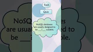 NoSql Database  Fill in the Blank Quiz dataanalytics nosql datascience [upl. by Irodim]