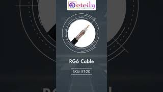 RG6 Cable  RG 6 Cable Latest Price Manufacturers amp Supplier in India  Eteily eteily cable [upl. by Felicle]