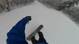 SNOWBOARDING KILLINGTON VERMONT  PT1 RAW  POV [upl. by Hnil999]