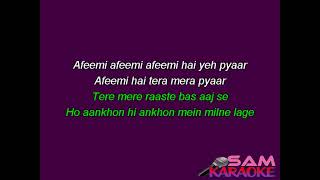 Afeemi Karaoke Meri Pyaari Bindu Sam Karaoke [upl. by Euqinahs437]