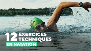 12 exercices SIMPLES pour PROGRESSER en natation [upl. by Gilba]