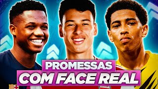 MELHORES PROMESSAS com FACE REAL no FIFA 22 🧐 [upl. by Nylesaj581]