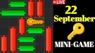 Mini Game Hamster Kombat 22 September  Hamster Mini Game Today  Hamster Kombat live [upl. by Krystin925]