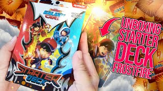 Galaxy Card TERBARU I Unbox BoBoiBoy FrostFire Starter Deck [upl. by Lever]