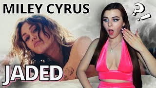 OH MY MILEY  Reaction to Miley Cyrus  Jaded Official Music Video [upl. by Dorren]