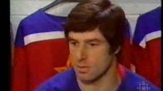 1975 Valeri Kharlamov Interview CSKA Red Army vs Montreal [upl. by Cheffetz]