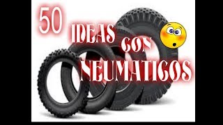 50 IDEAS INCREIBLES CON NEUMATICOS  DecoIdeas  Los Hobbies de Yola [upl. by Eeznyl]