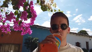 Trying Salvadoran Kolashanpan soda in Suchitoto streets 🇸🇻 [upl. by Salvatore839]