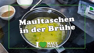 Maultaschen in der Brühe 💚🍲🥣  Rezept zum Nachkochen [upl. by Woodie]