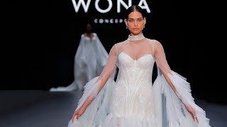 Eva Lendel and Wona Concept  Spring Summer 2025  Barcelona Bridal Fashion Week [upl. by Carly]