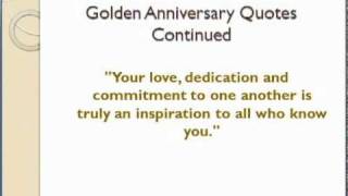 50th Wedding Anniversary Quotes [upl. by Him]