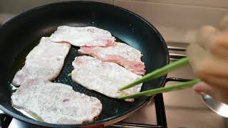 Fare le scaloppine lonza di maiale [upl. by Hodgkinson]