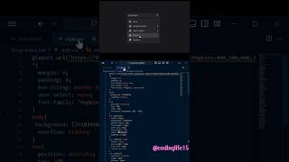 Advance drop down menu 🔥💯👈 html css codinglife program trending [upl. by Barbey884]