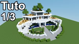 Minecraft tuto  Construction dune maison moderne [upl. by Worsham754]