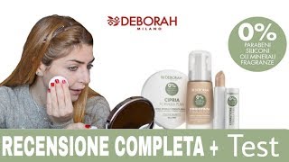 Make Up con BUON INCI recensione DEBORAH Formula Pura INCI e dimostrazione trucchi naturali [upl. by Yob]