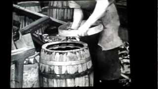 Producing Guiness barrels long time ago [upl. by Fording]