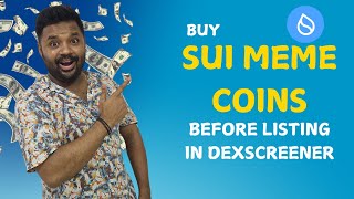 How To Buy SUI Meme coins before Listing on Dexscreener  Malayalam  Movepump [upl. by Alesandrini]