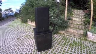 EV ZLX15P amp ELX118P Outdoor Test  Mobile DJ [upl. by Otrevire]