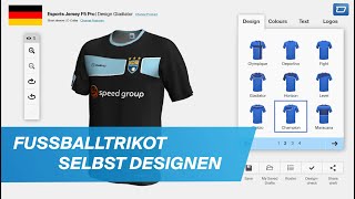 Fußballtrikot erstellen Dein Trikot selbst gestalten mit dem owayoKonfigurator [upl. by Bobby824]