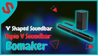 The V Shaped Soundbar Bomaker Tapio V Soundbar Setup  DISCOUNT [upl. by Nerok]