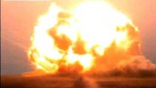 Giant fireworks explosion 20 shipping container [upl. by Salbu]