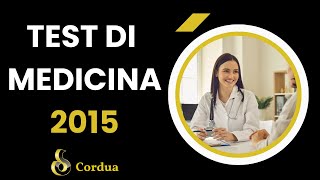 Test Medicina 2015  Commento quesiti MATEMATICA e FISICA [upl. by Ecnerwaled]