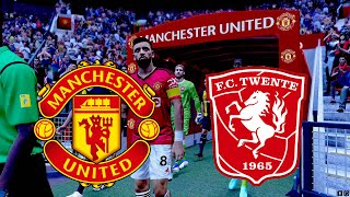 Europa League Clash Manchester United vs FC Twente  MEES HILGERS PES Gameplay [upl. by Reece406]