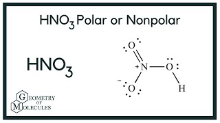 HNO3 Polar or Nonpolar Nitric Acid [upl. by Fadil]