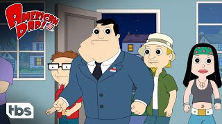 The Smiths Get Rid of Their Boring Neighbors Clip  American Dad  TBS [upl. by Llecram235]