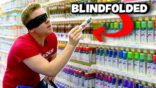 🎨 BUYING ART SUPPLIES BLINDFOLDED🖌️ I made art with everything I bought [upl. by Eirellav]