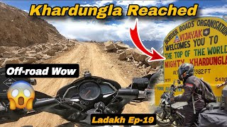 Ladakh to Khardungla in Tamil 🤩 Ladakh Ep19  whitepippin [upl. by Llerdnam906]