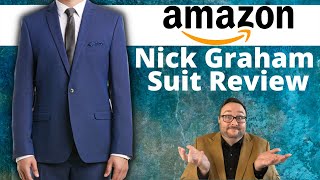 Affordable Suit Review  Amazoncom Nick Graham Suit [upl. by Bernelle]