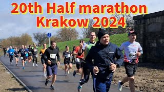 20krakowski polmaraton marzanny 202420th Half marathon in Krakow Poland 202424march 2024JRworld [upl. by Broadbent]