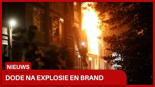 Dode na explosie en brand in flat in Ede [upl. by Anilak]