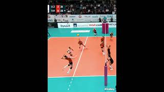 Insane Point From Naz Akyol volleyball [upl. by Pippo]