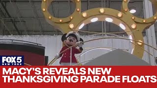 Macys reveals new Thanksgiving parade floats [upl. by Beberg]