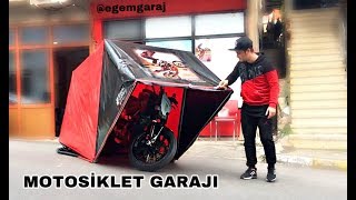 PORTATİF MOTOSİKLET GARAJI [upl. by Notlit]