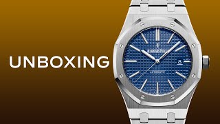 Unboxing the Audemars Piguet Royal Oak 15400STOO1220ST03 Audemars Piguet Watch Review [upl. by Rosen473]