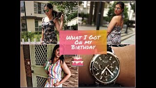 WHAT I GOT ON MY BIRTHDAY 2018  TRY ON MINSHA KAPOOR [upl. by Hedi612]