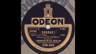 Stellio orchestre antillais quot Surrah  quot 1930 [upl. by Nicky]